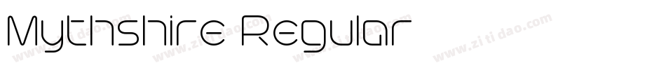 Mythshire Regular字体转换